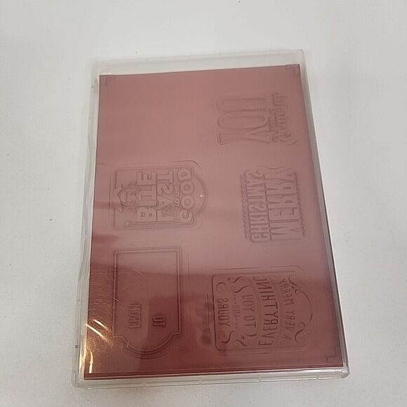 Stampin' Up! Stamp‎ Set MERRY EVERYTHING Set of 5 135071 Christmas Halloween - Picture 3 of 4